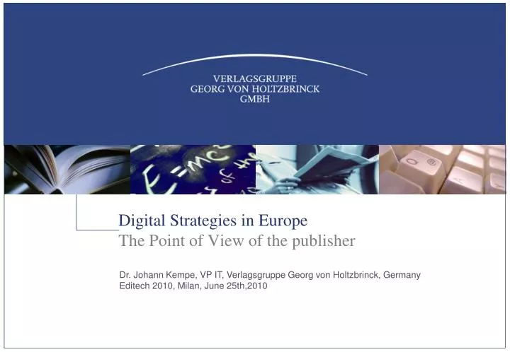 digital strategies in europe