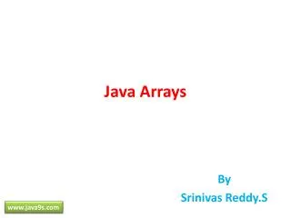 Java Arrays