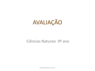 avalia o