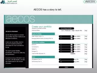 AECOS has a story to tell.