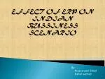 EFFECT OF ERP ON INDIAN BUSSINESS SCENARIO - slide 1