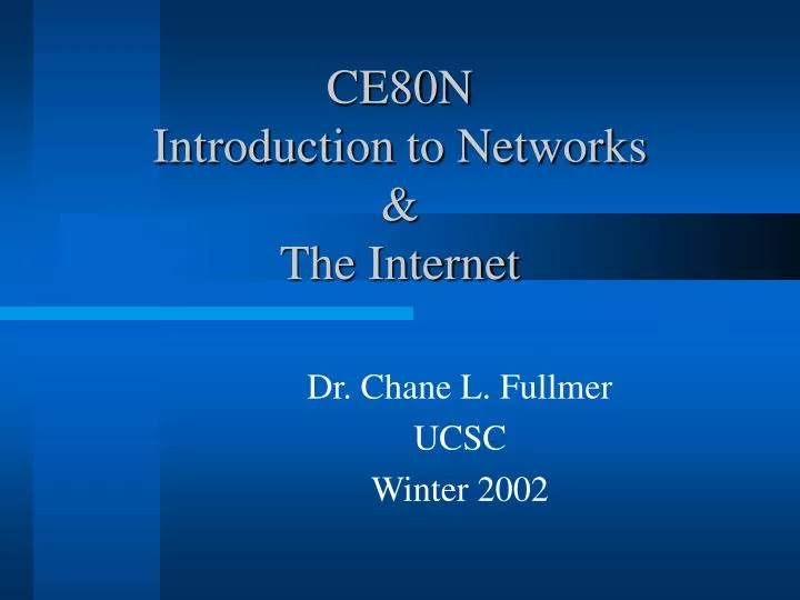 ce80n introduction to networks the internet