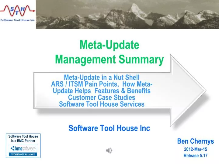 meta update management summary