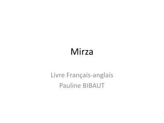 mirza