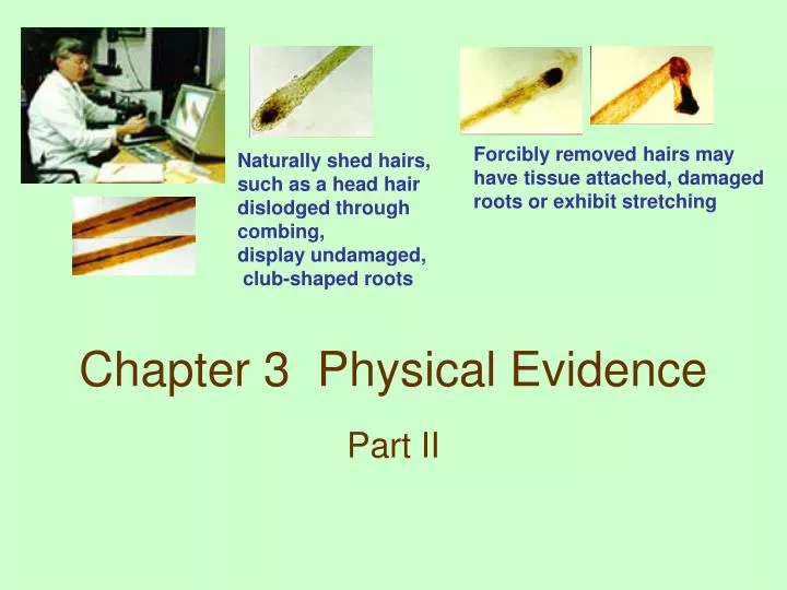 chapter 3 physical evidence