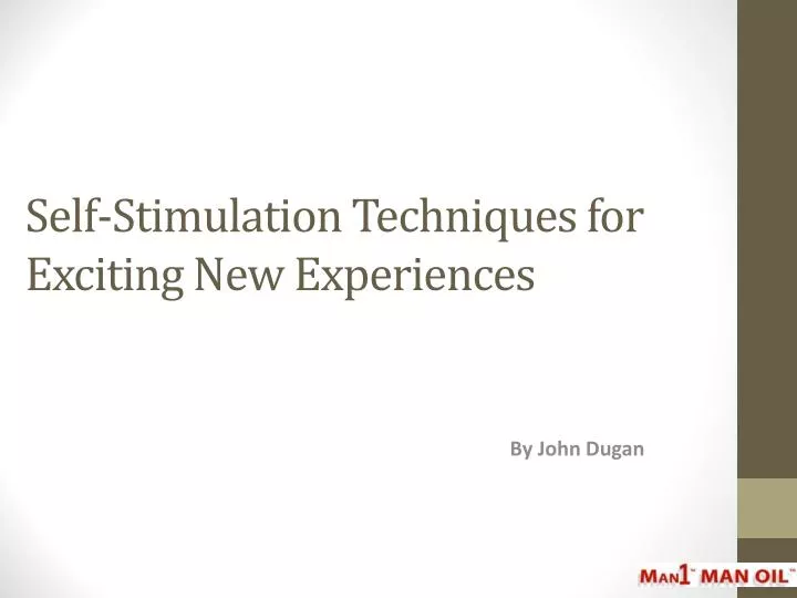self stimulation techniques for exciting new experiences