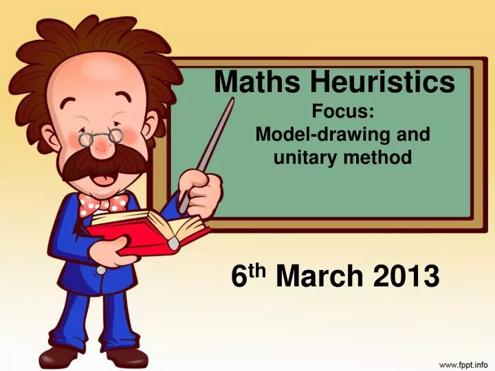 maths heuristics focus model drawing and unitary method
