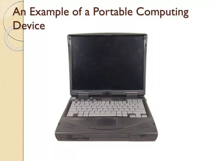an example of a portable computing device