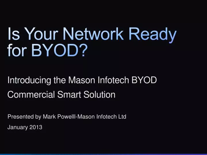 is your network ready for byod