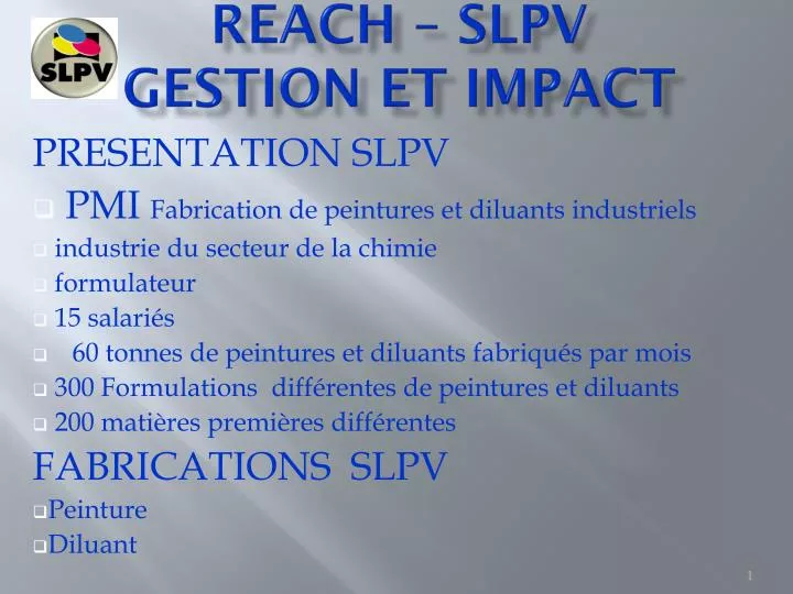 reach slpv gestion et impact