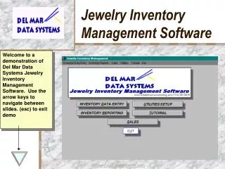 Jewelry Inventory Management Software