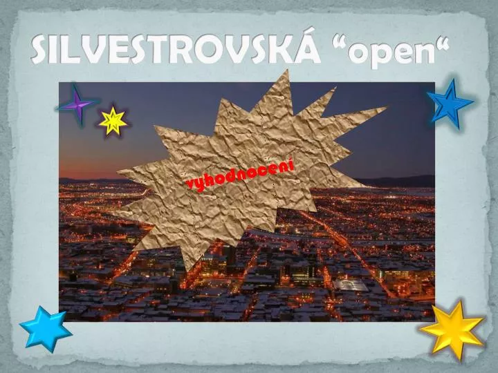 silvestrovsk open