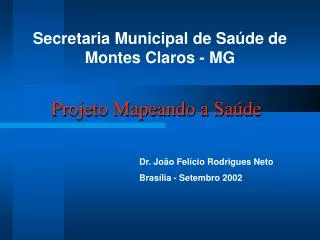 projeto mapeando a sa de