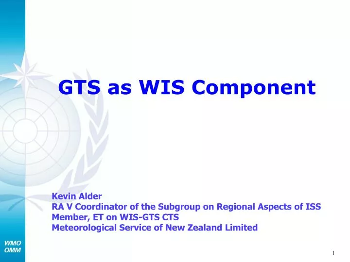 gts as wis component
