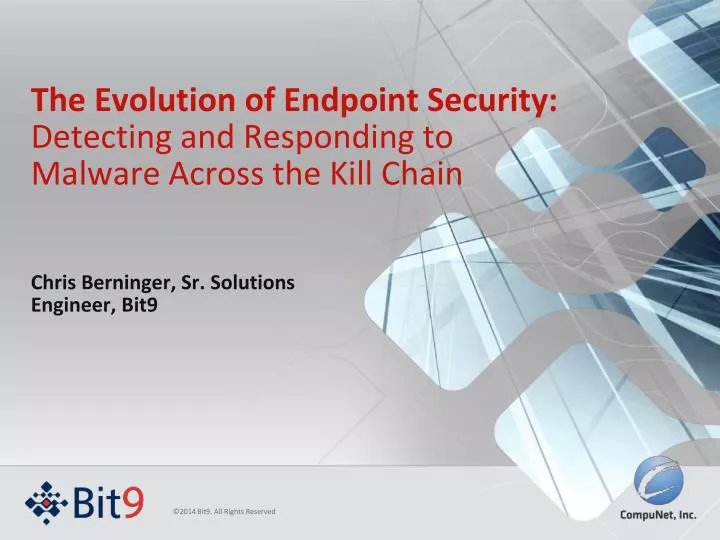 the evolution of endpoint security detecting and responding to malware across the kill chain