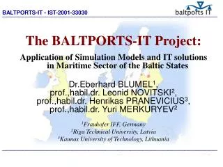 The BALTPORTS-IT Project: