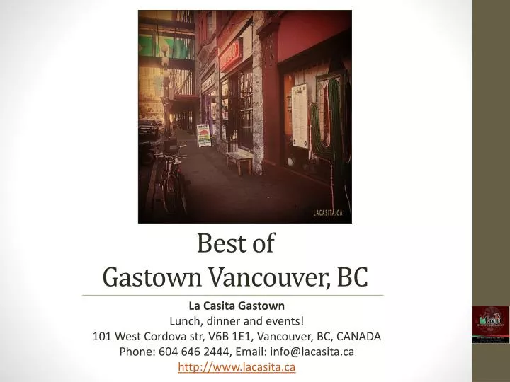 best of gastown vancouver bc