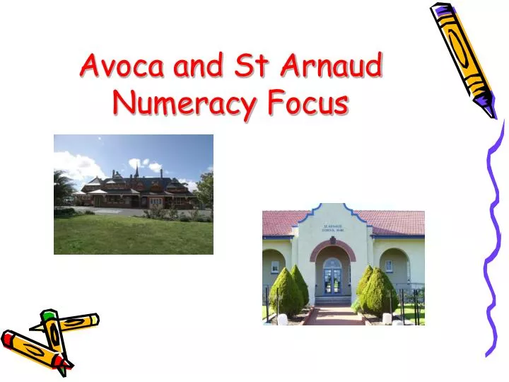 avoca and st arnaud numeracy focus