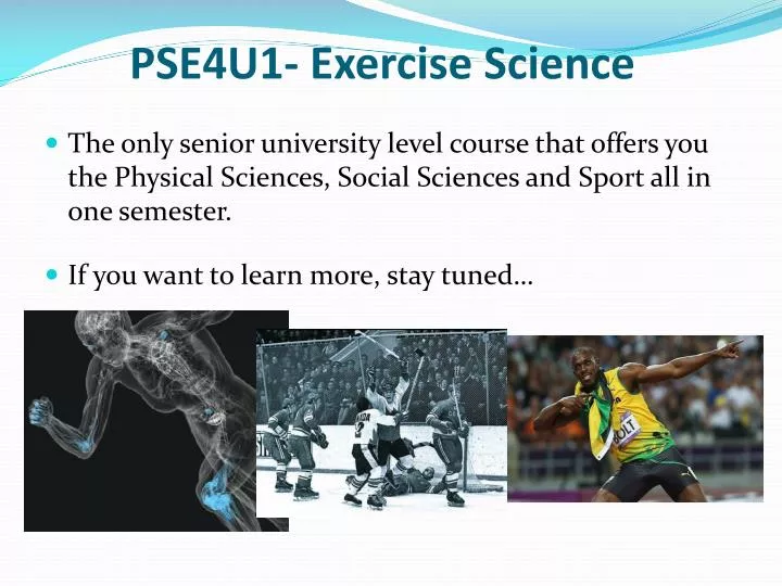 pse4u1 exercise science