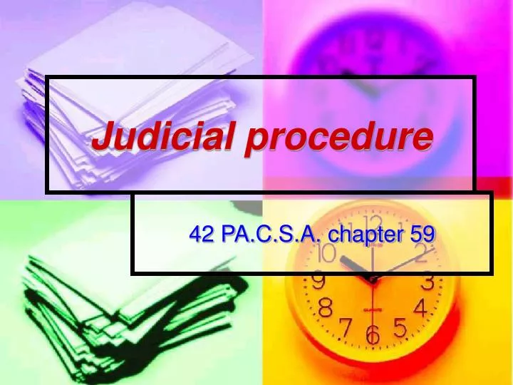 judicial procedure