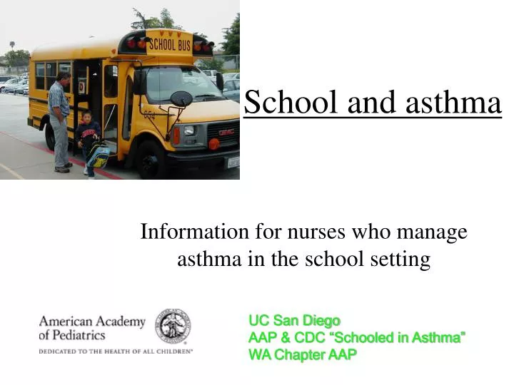 school and asthma