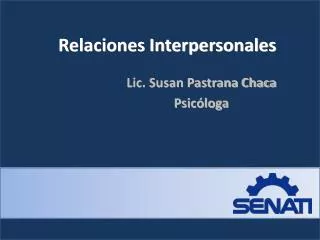 relaciones interpersonales