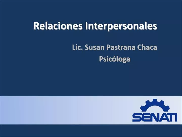 relaciones interpersonales