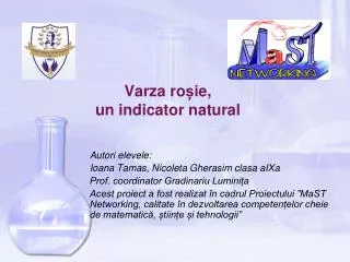 varza ro ie un i ndicator natural