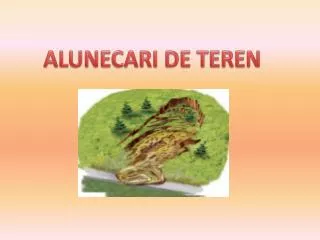 ALUNECARI DE TEREN