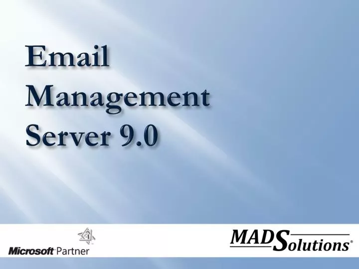 email management server 9 0