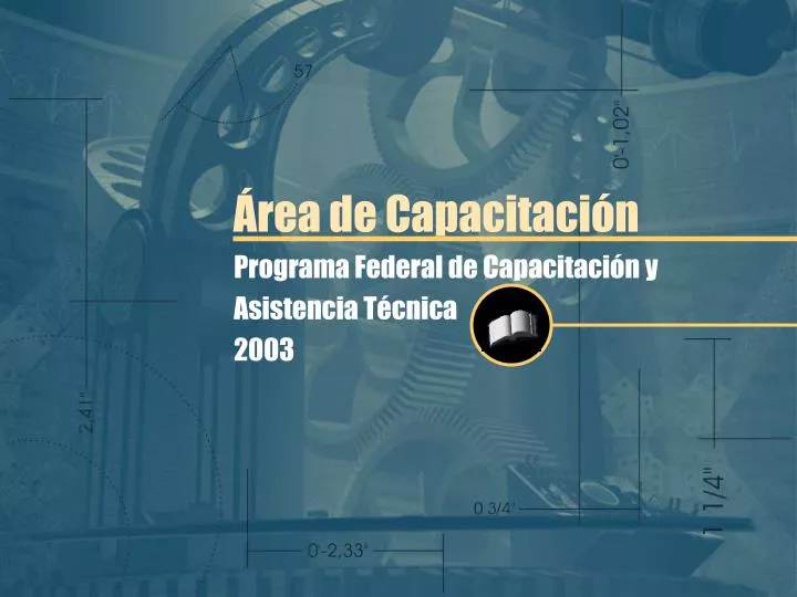 programa federal de capacitaci n y asistencia t cnica 2003
