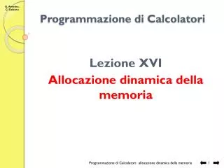 programmazione di calcolatori