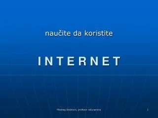 i n t e r n e t