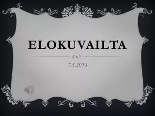 elokuvailta