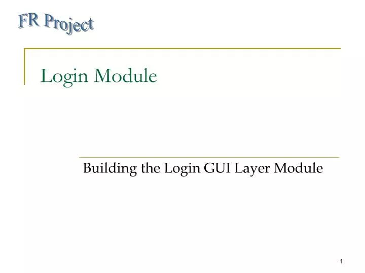 login module