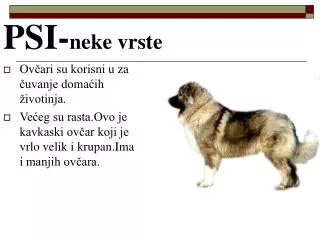 psi neke vrste