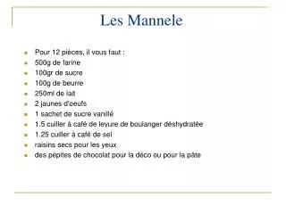 les mannele