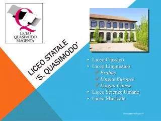 liceo statale s quasimodo