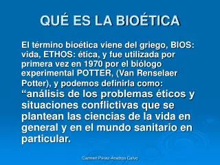 qu es la bio tica