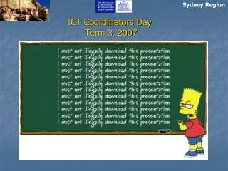 ICT Coordinators Day Term 3, 2007