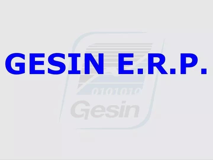 gesin e r p