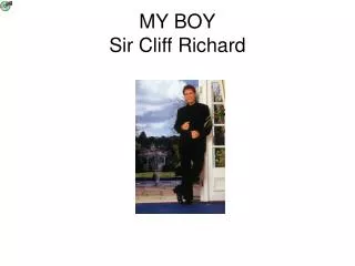 MY BOY Sir Cliff Richard