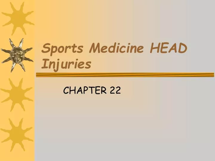 sports medicine head injuries