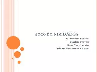 jogo do nim dados
