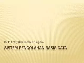 build entity relationship diagram