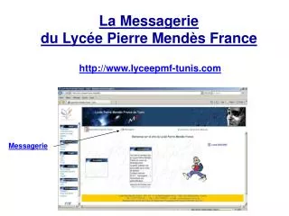 la messagerie du lyc e pierre mend s france