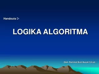 logika algoritma