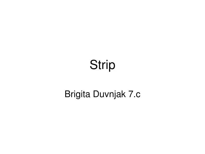 strip