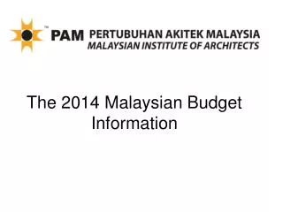 The 2014 Malaysian Budget Information