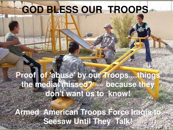 god bless our troops